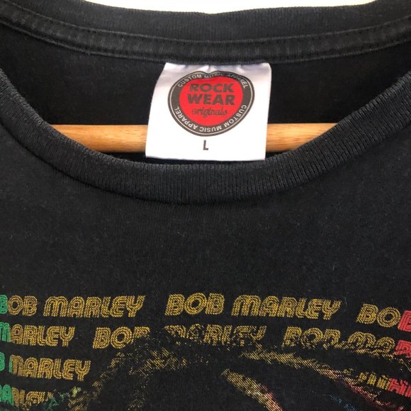 Bob Marley Size Large  ( Rock Wear T-Shirt) - Picture 4 of 8